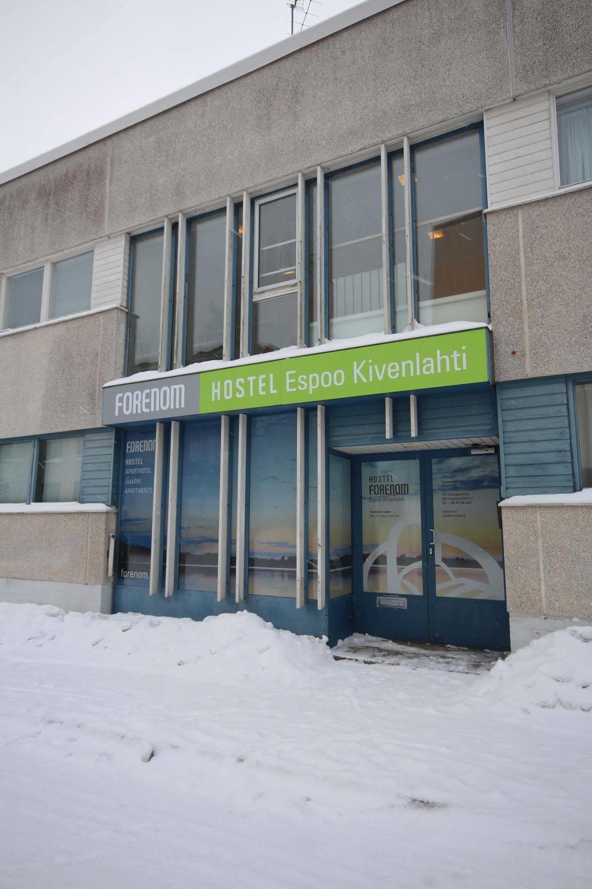 Forenom Hostel Espoo Kivenlahti Kültér fotó